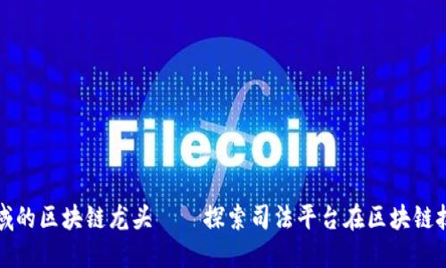 打造司法领域的区块链龙头——探索司法平台在区块链技术下的发展