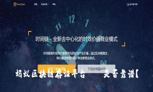 蚂蚁区块链存证平台——是否靠谱？