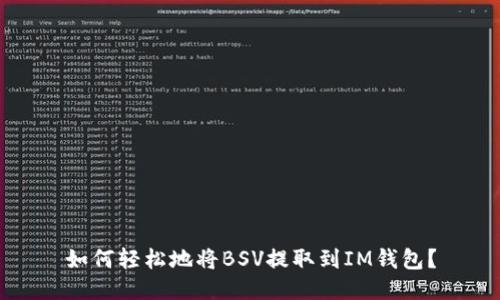 如何轻松地将BSV提取到IM钱包？